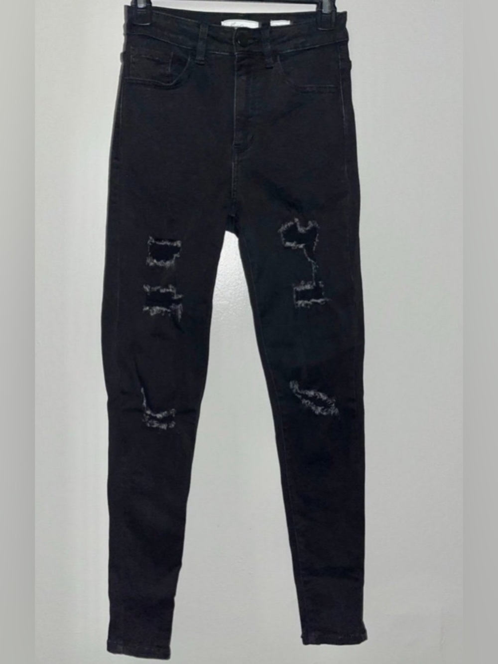 Distressed Black KanCan Jeans